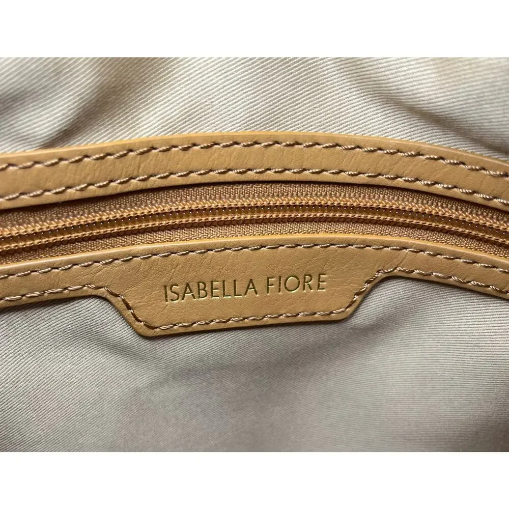 Isabella Fiore Leather Studded Tote Bag